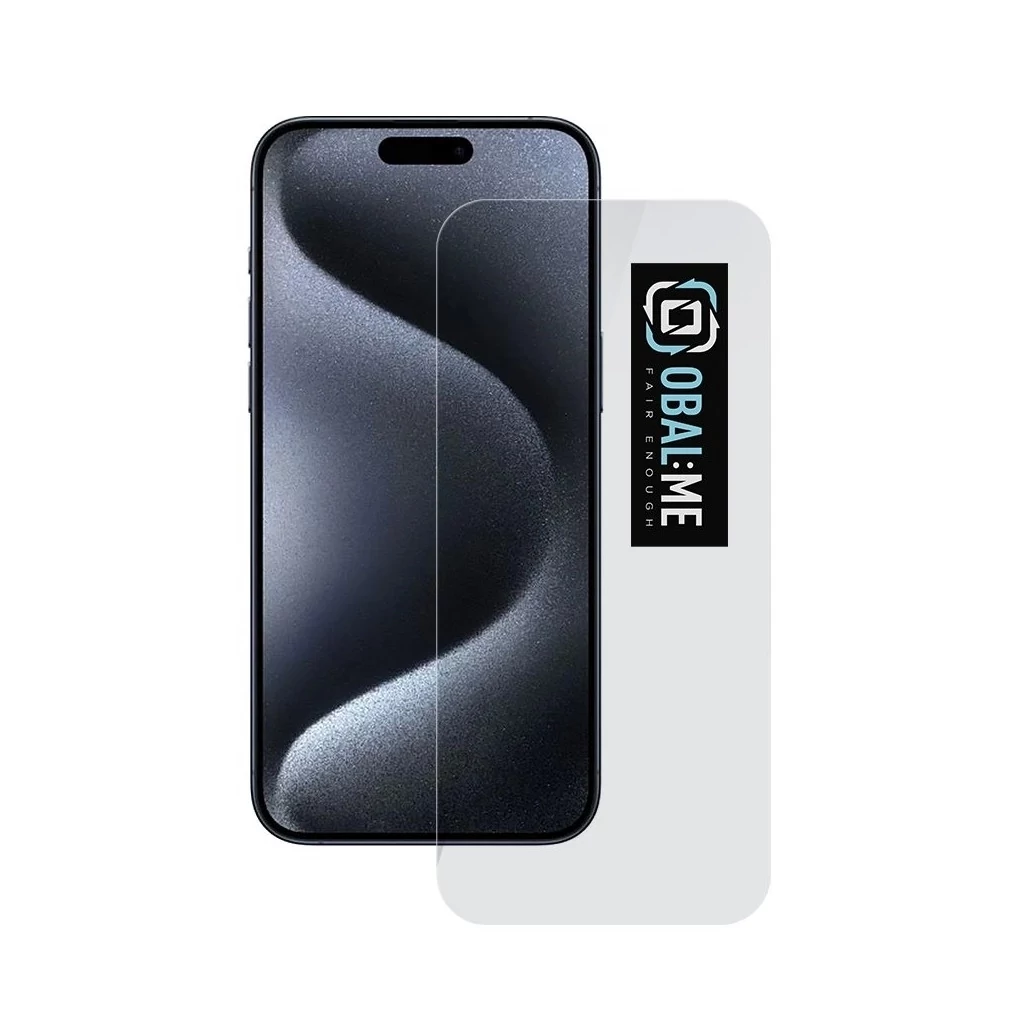 OBAL:ME 2.5D kijelzővédő Apple iPhone 15 Pro készülékhez átlátszó
