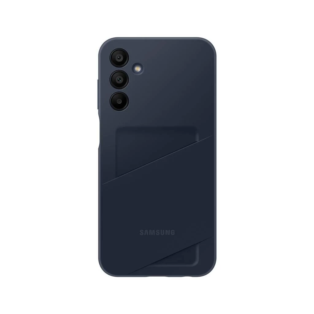 EF-OA156TBE Samsung kártyanyílás tok Galaxy A15 4G/5G készülékhez kék fekete