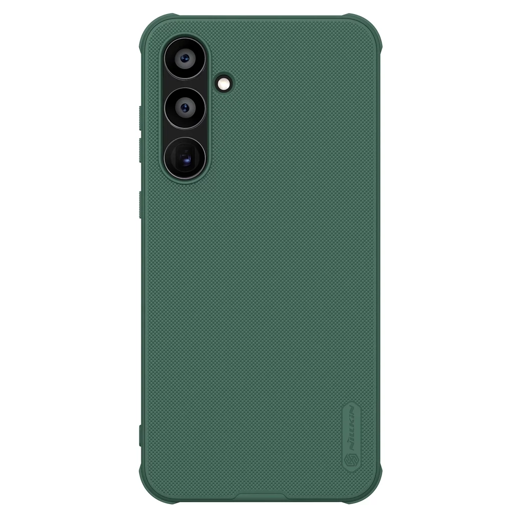 Nillkin Super Frosted PRO hátoldali tok Samsung Galaxy A55 5G készülékhez mély zöld