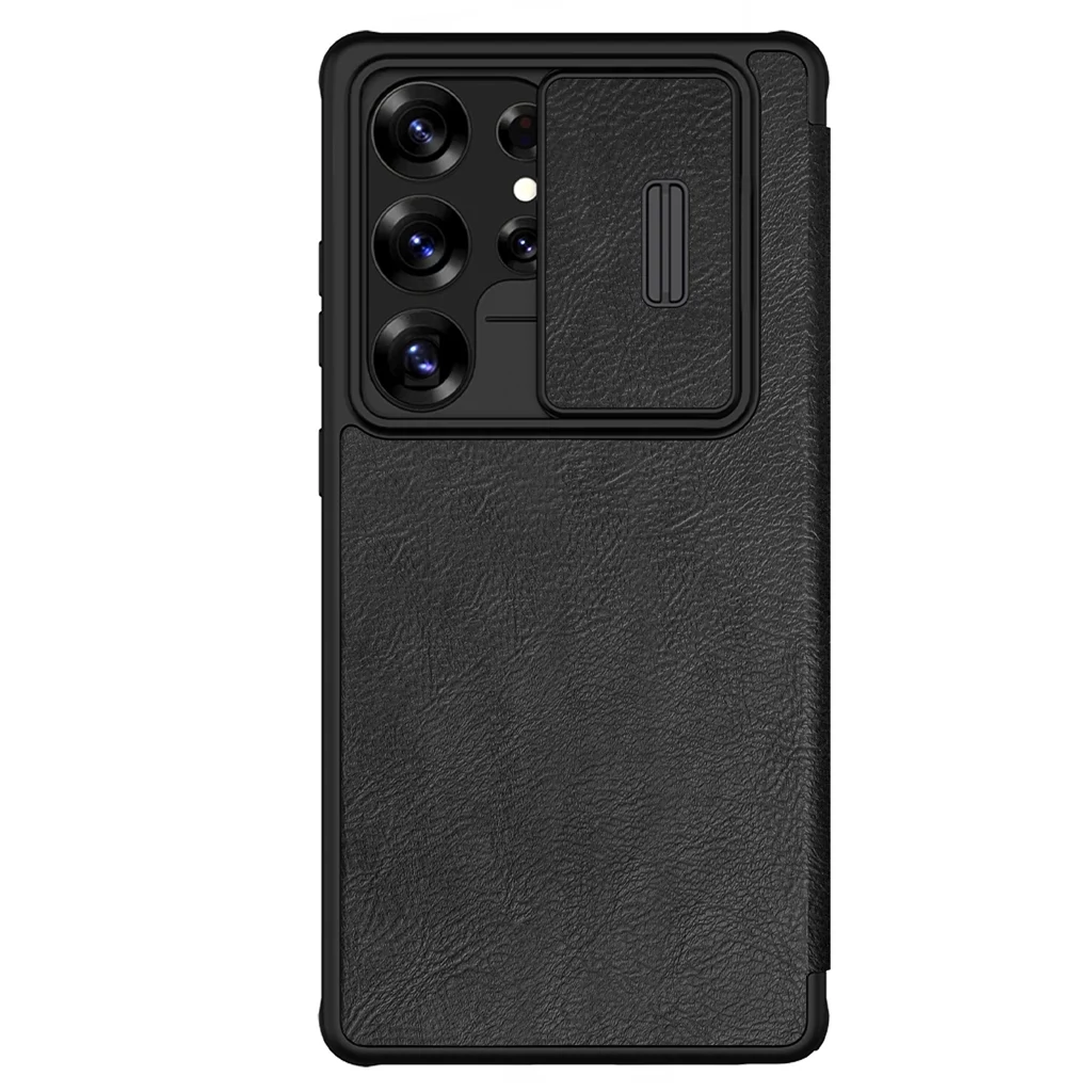 Nillkin Qin Book PRO tok Samsung Galaxy S25 Ultra készülékhez fekete