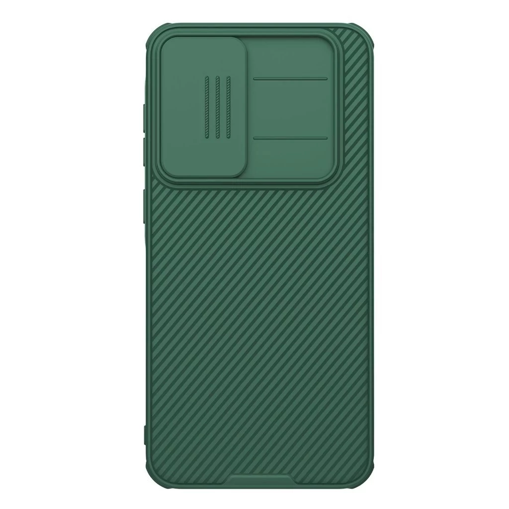 Nillkin CamShield PRO kemény tok Samsung Galaxy A36 5G készülékhez sötétzöld
