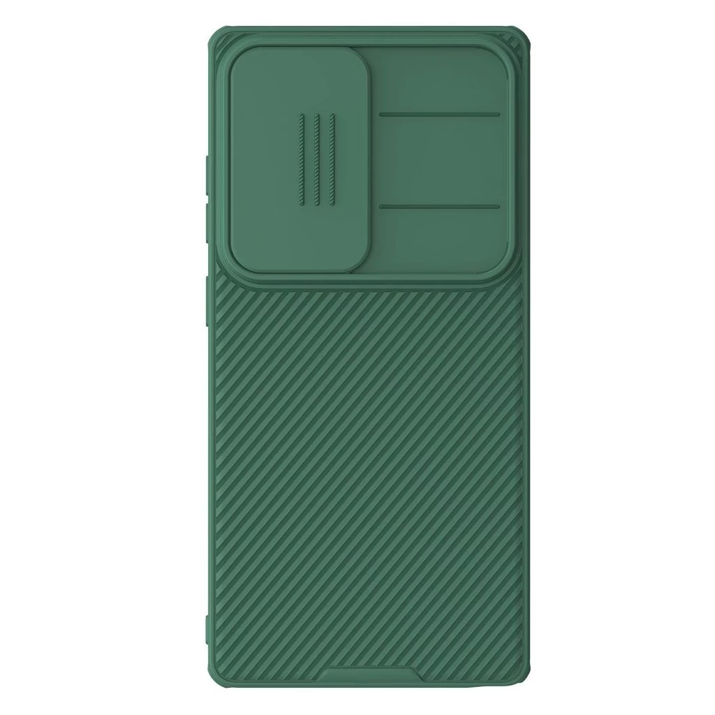 Nillkin CamShield PRO kemény tok Samsung Galaxy S25 Ultra készülékhez sötét zöld