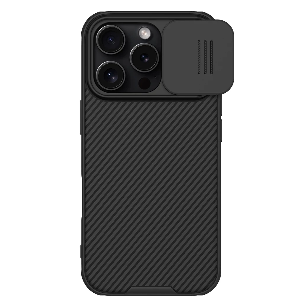 Nillkin CamShield PRO kemény tok Apple iPhone 16 Pro készülékhez fekete