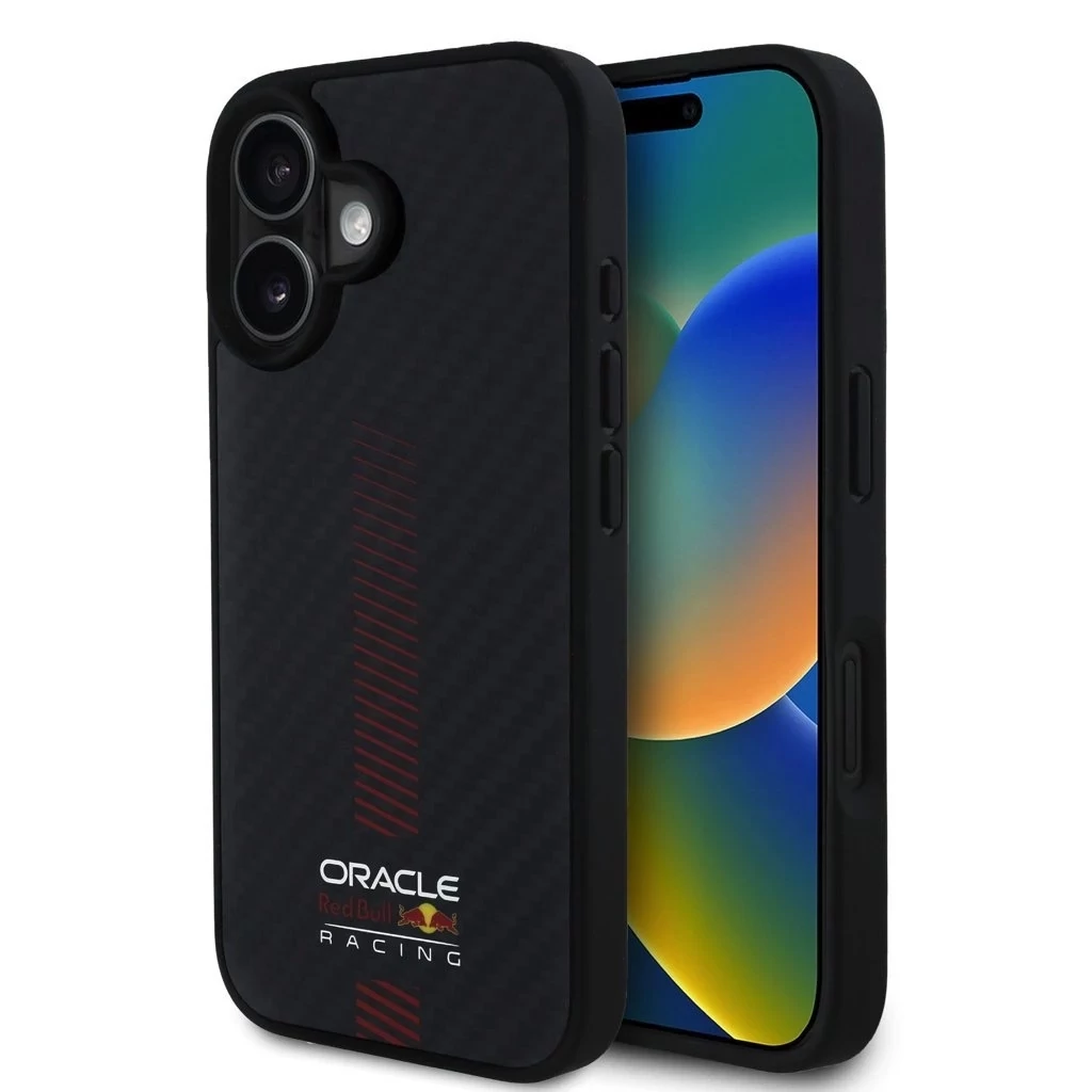 Red Bull Carbon Powerbar MagSafe tok iPhone 16 készülékhez fekete