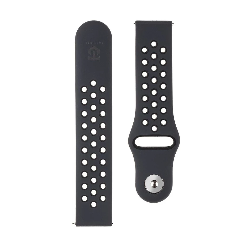Tactical 856 dupla szilikon szíj 20mm fekete