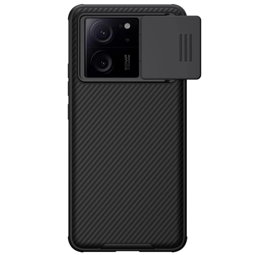 Nillkin CamShield PRO kemény tok Xiaomi 13T/13T Pro készülékhez fekete