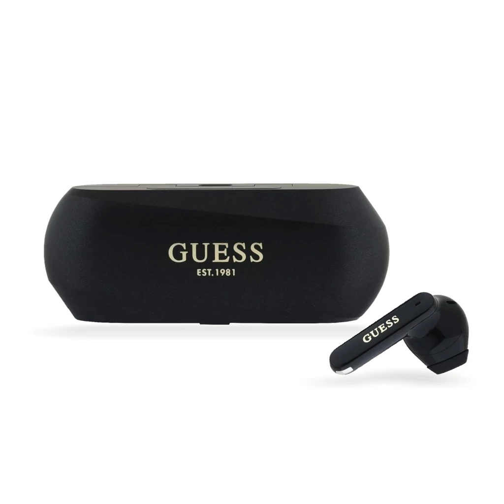 Guess Elongated Metallic ENC TWS vezeték nélküli fülhallgató fekete