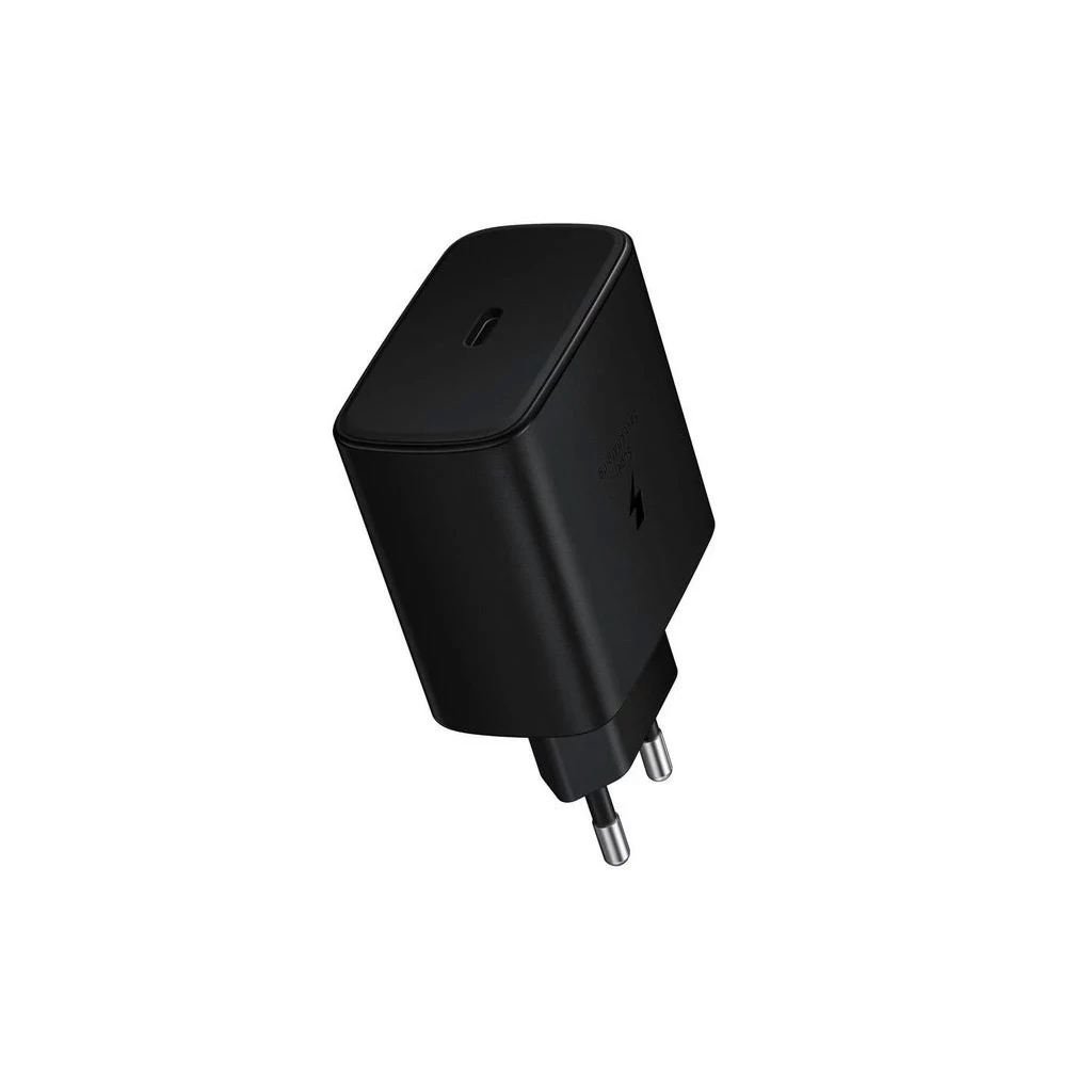 EP-TA845EBE Samsung Quickcharge USB-C 45W utazó töltő fekete - csomagolás nélküli gyártói