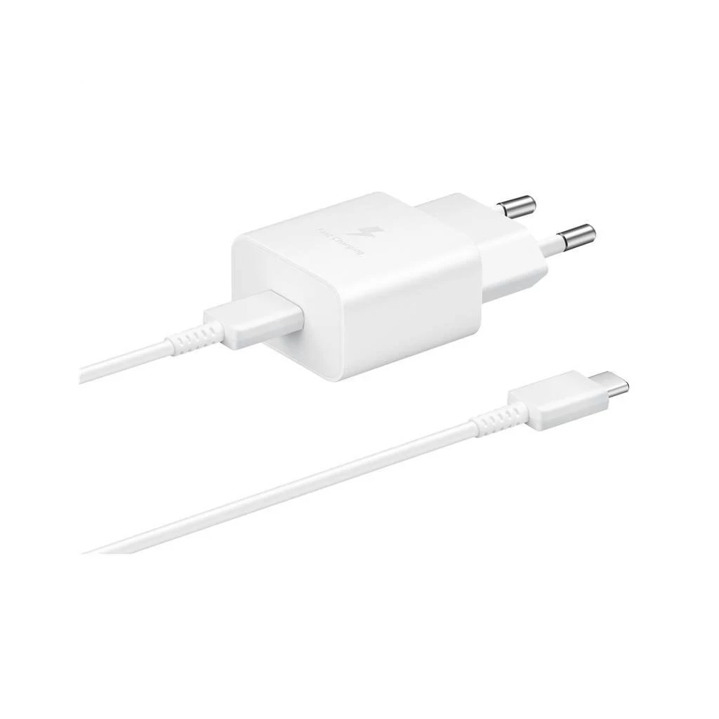 EP-T1510XWE Samsung USB-C 15W utazó töltő + USB-C adatkábel fehér