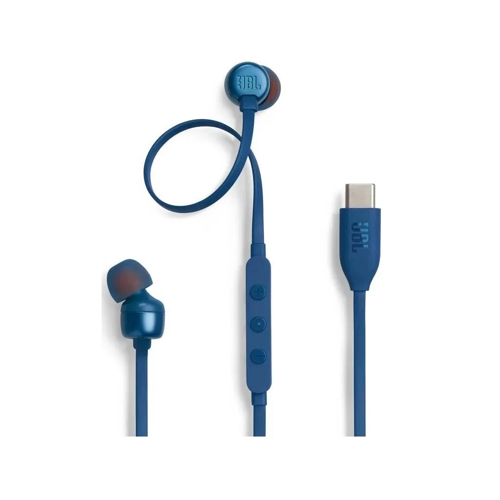 JBL Tune 310C In-Ear USB-C fejhallgató kék