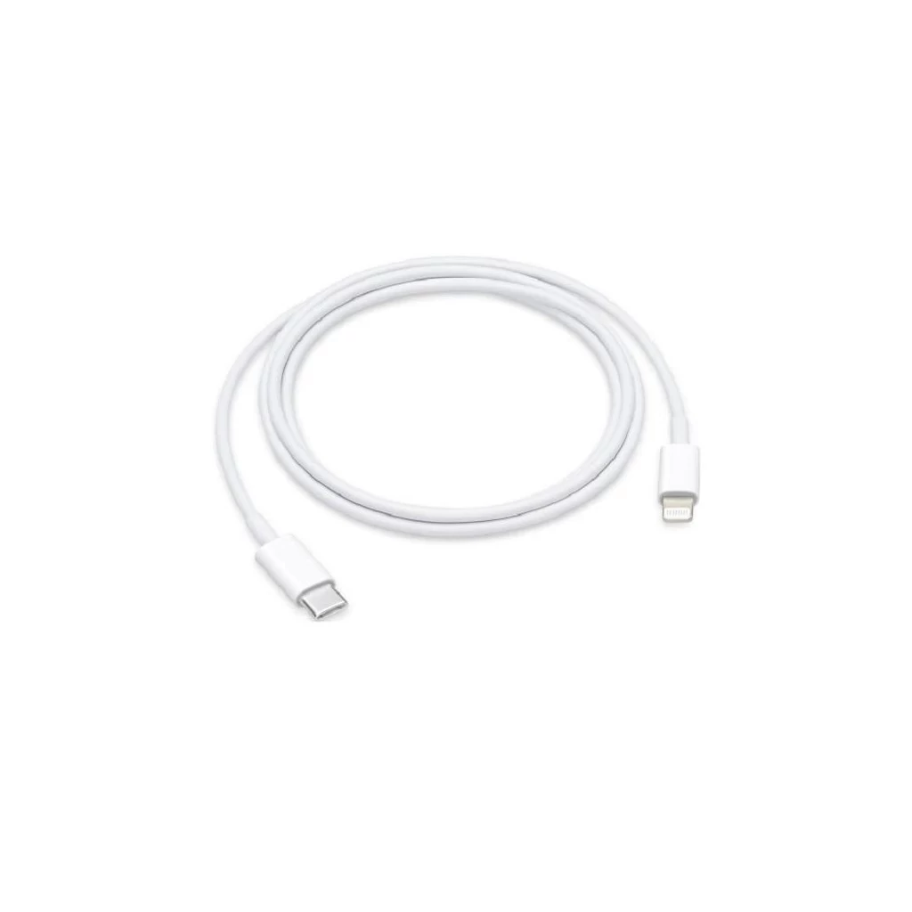 MX0K2ZM/A iPhone készülékhez USB-C/Lightning adatkábel 1m fehér - csomagolás nélküli gyári