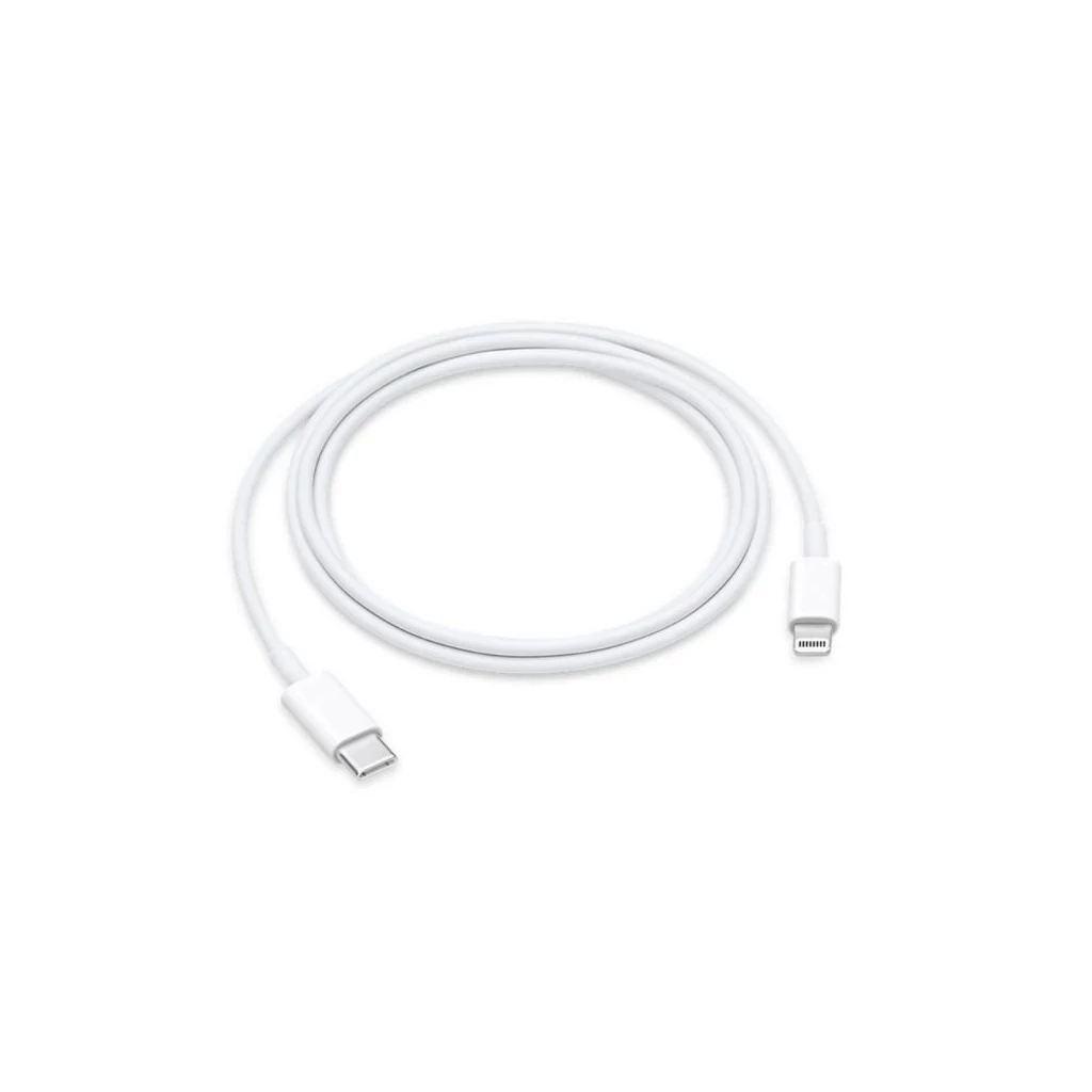 MQGH2ZM/A iPhone készülékhez USB-C/Lightning adatkábel 2m fehér - csomagolás nélküli gyári
