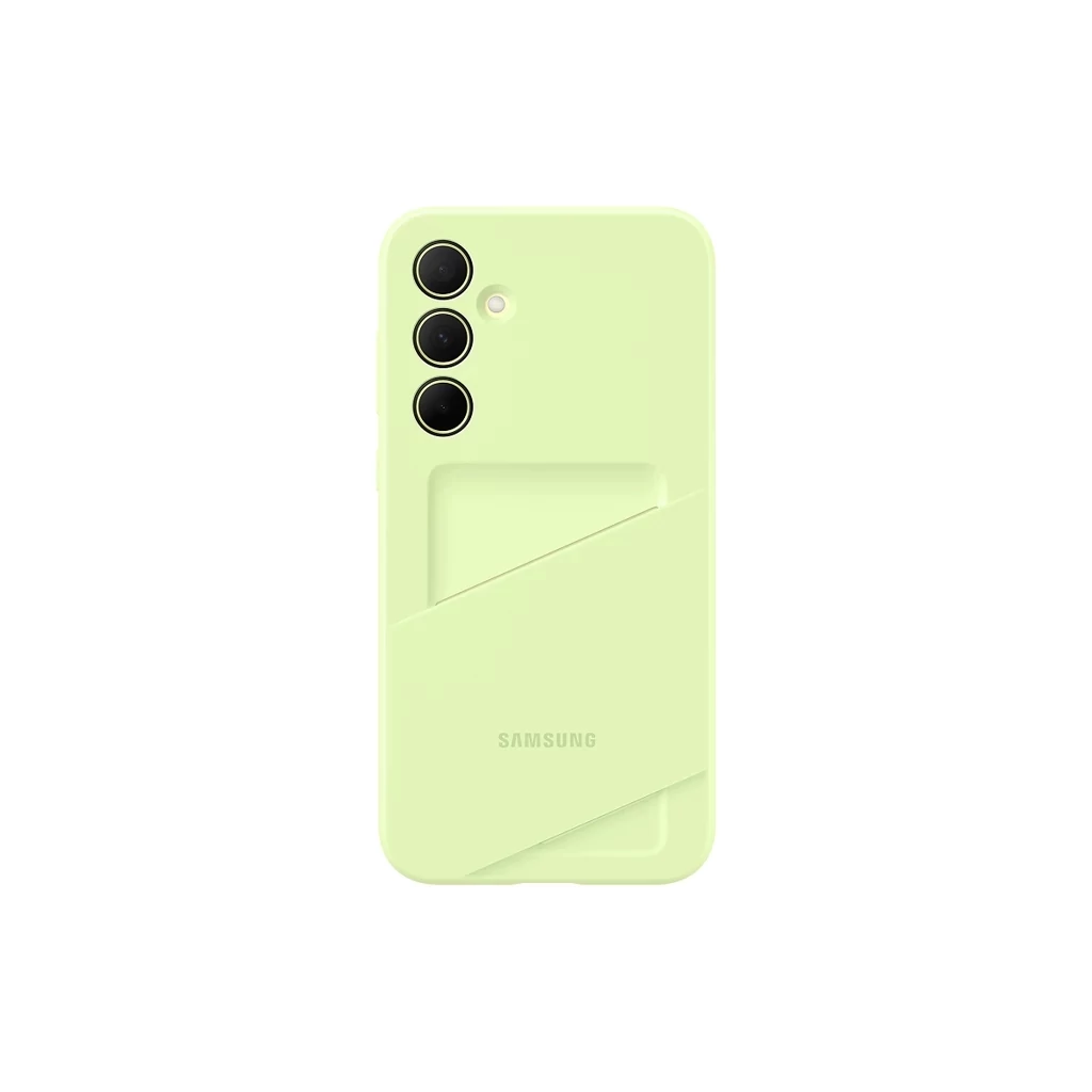 EF-OA356TME Samsung kártyafoglalati tok Galaxy A35 5G készülékhez limazöld