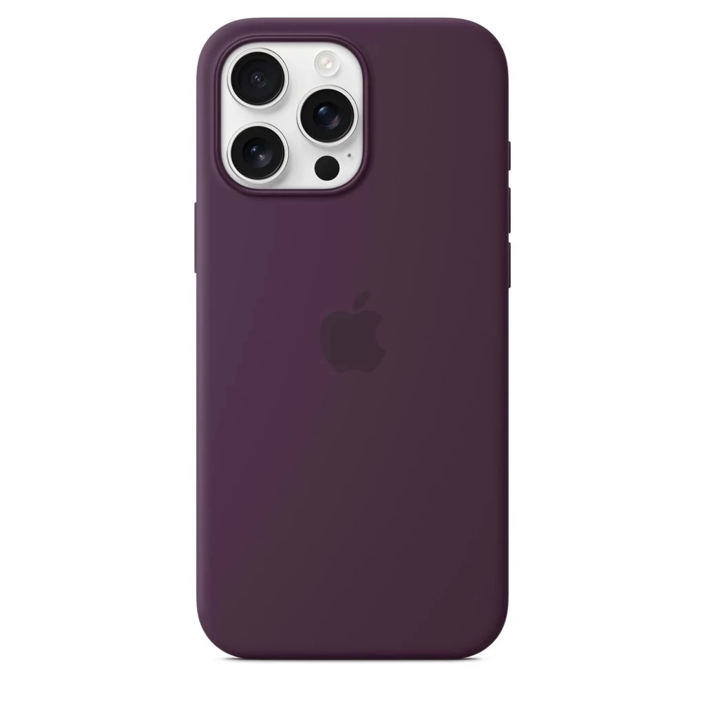 MYYW3ZM/A Apple Silicone Magsafe tok iPhone 16 Pro Max készülékhez szilva
