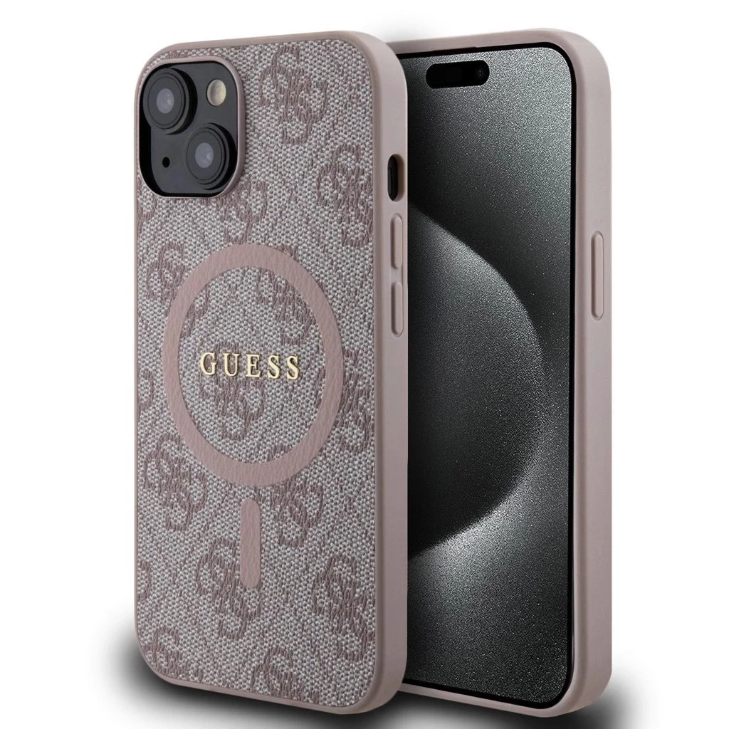Guess 4G tok iPhone 14 készülékhez rózsaszín
