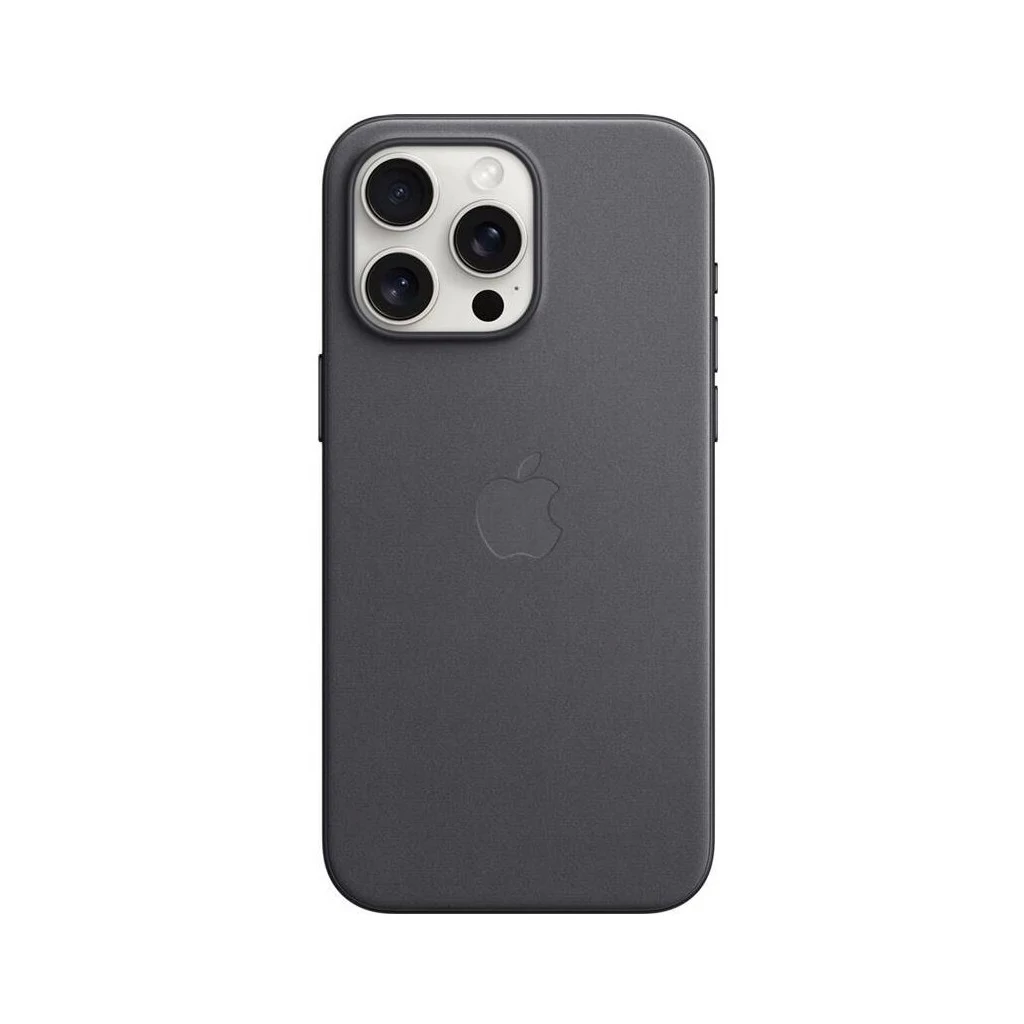 MT4V3ZM/A Apple FineWoven tok with MagSafe for iPhone 15 Pro Max készülékhez fekete