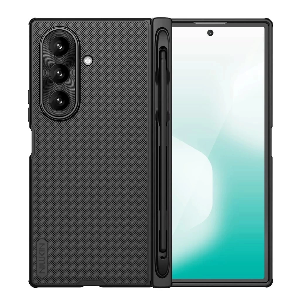Nillkin Super Frosted FOLD Pen Slot háttok Samsung Galaxy Z Fold 7 készülékhez fekete