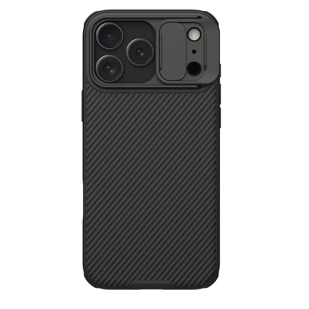 Nillkin CamShield PRO mágneses kemény tok Apple iPhone 17 Pro Max készülékhez fekete