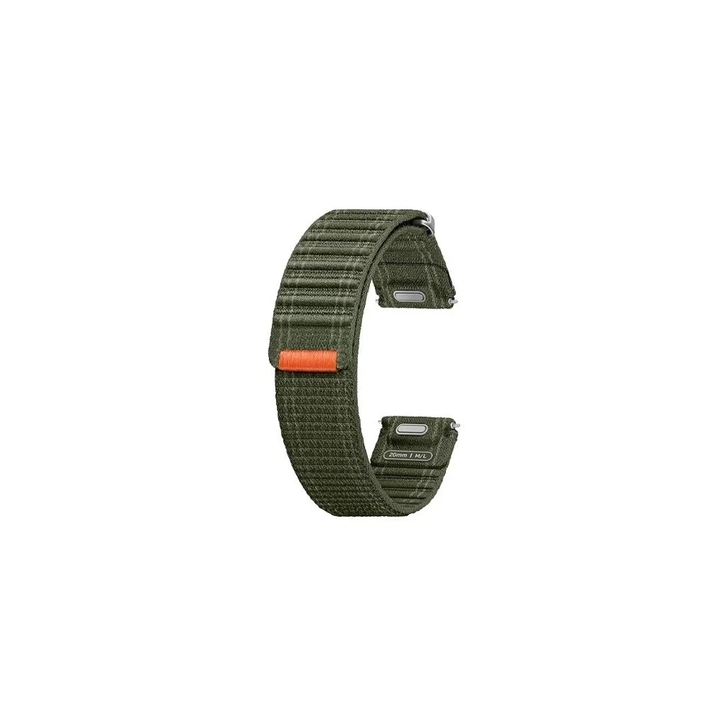 ET-SVL31LK Samsung Galaxy Watch 4/5/6/7 készülékhez textil óraszíj 20mm M/L zöld