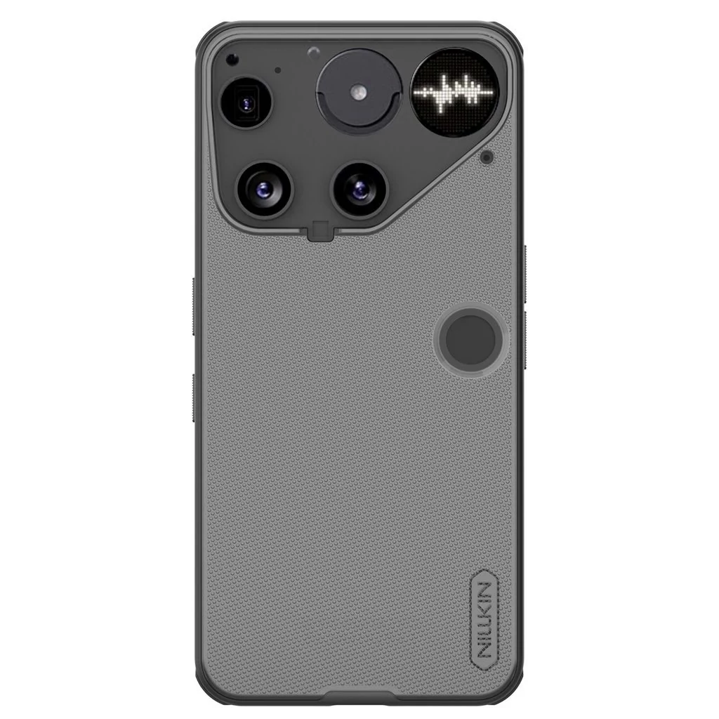 Nillkin Super Frosted PRO tok Nothing Phone 3 készülékhez áttetsző fekete