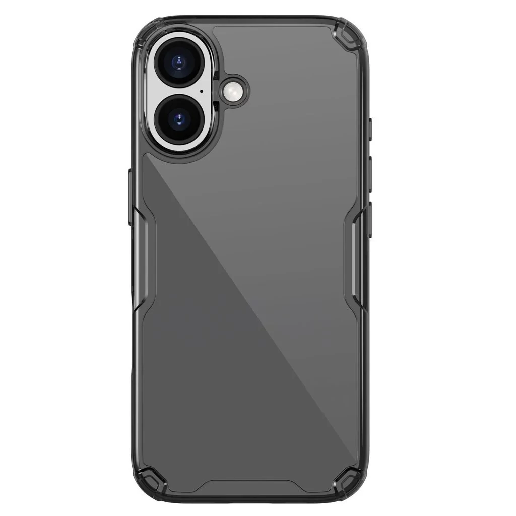 Nillkin Nature TPU PRO tok Apple iPhone 17 készülékhez áttetsző fekete