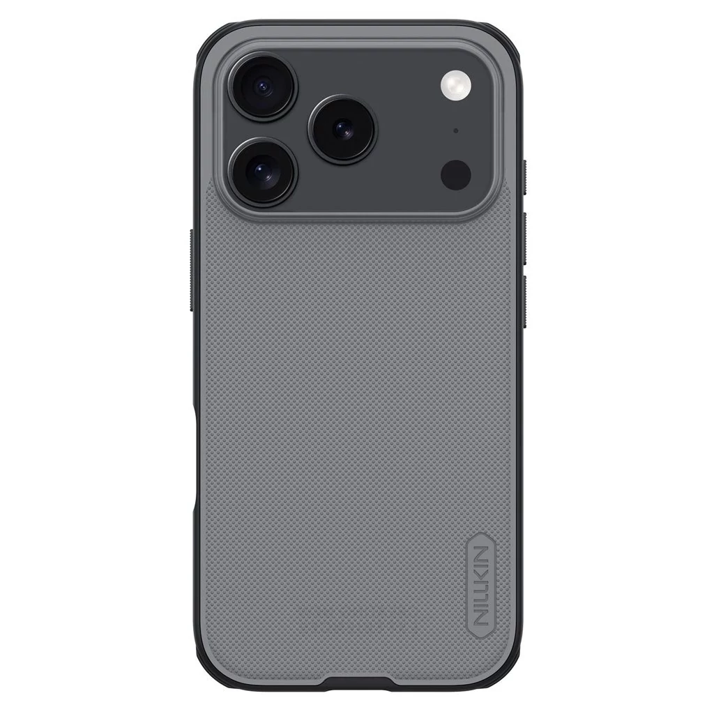 Nillkin Super Frosted PRO tok Apple iPhone 17 Pro készülékhez átlátszó fekete