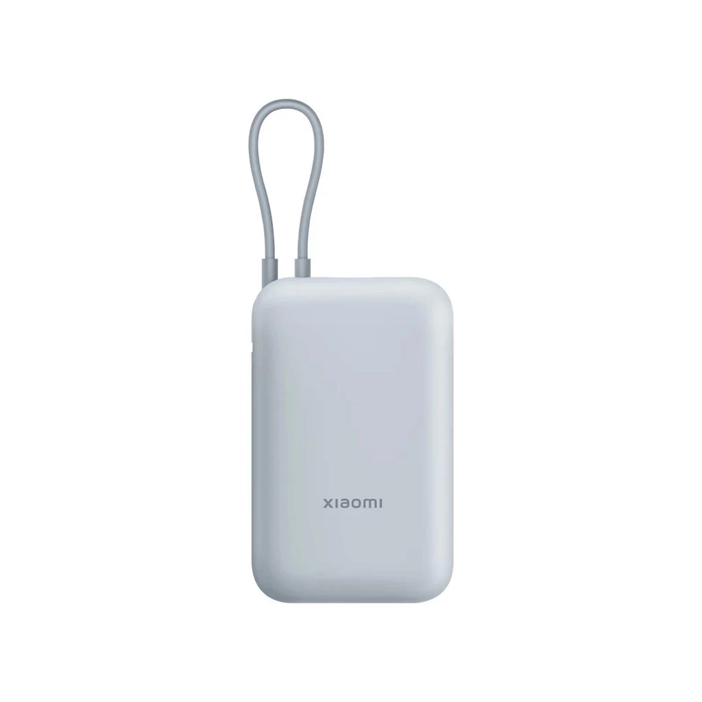 Xiaomi Töltőbank 22.5W 10000mAh integrált USB-C kábel jégkék