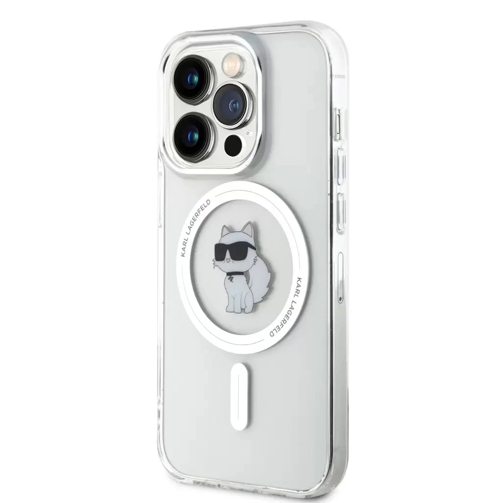 Karl Lagerfeld tok átlátszó KLHMP15LHFCCNOT Apple Iphone 15 Pro készülékhez