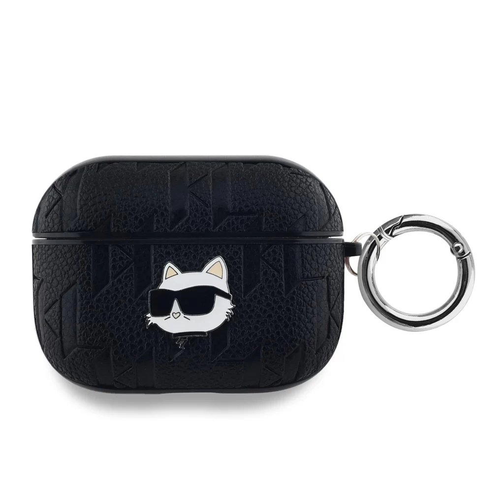 Karl Lagerfeld tok fekete KLAPPGCHPK Apple Airpods Pro készülékhez
