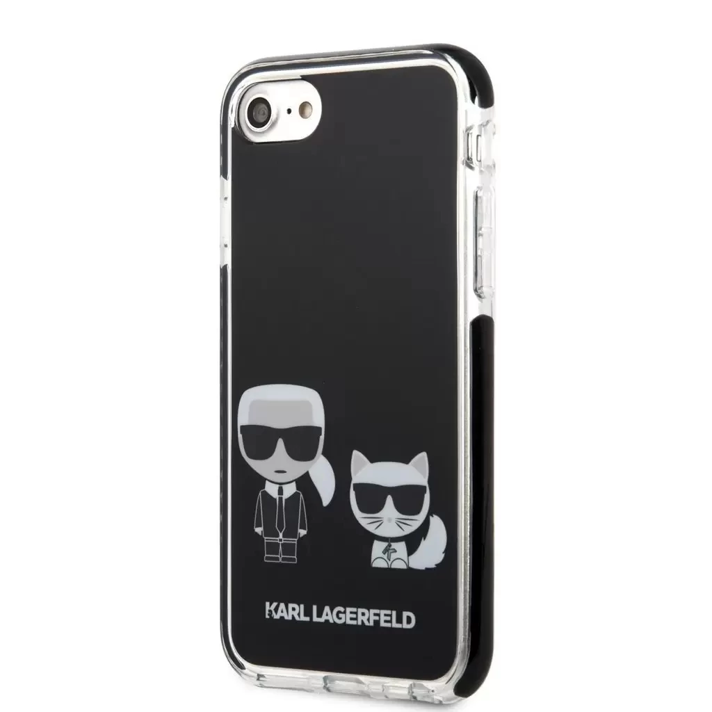 Karl Lagerfeld tok fekete KLHCI8TPEKCK Apple iPhone 7 / 8 / SE 2020 / SE 2022 készülékhez
