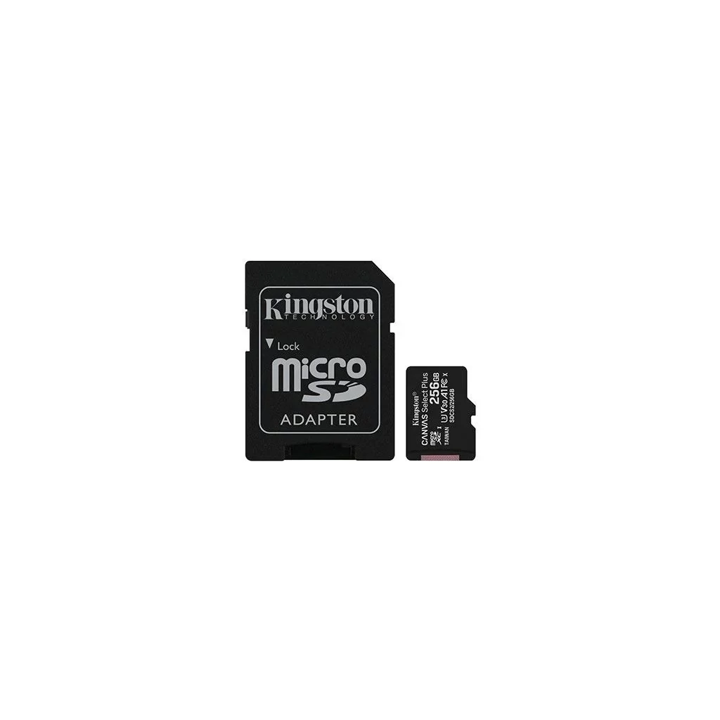 Kingston Canvas Select Plus SDCS2 256 GB Class 10/UHS-I (U1) microSDXC