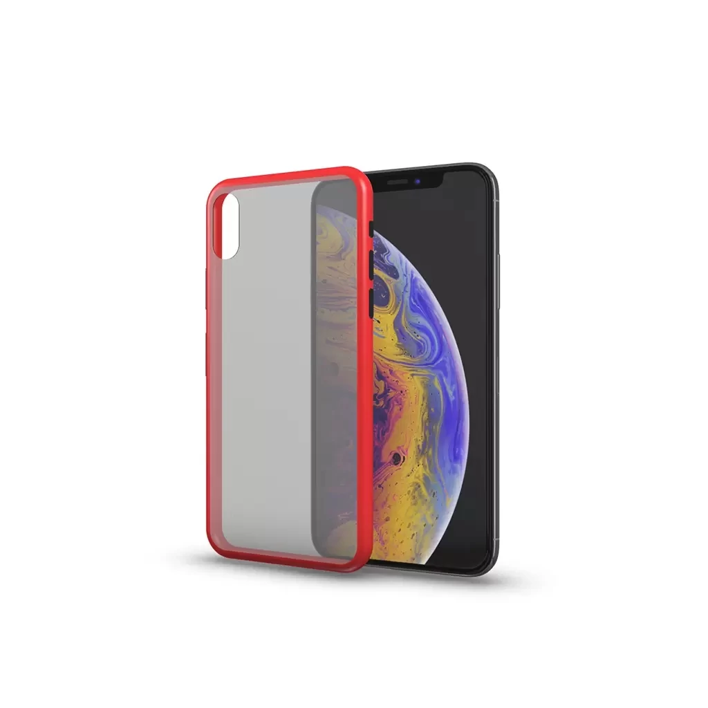 Xprotector XPRO™ Matt tok színes gombokkal piros Samsung Galaxy A72 készülékhez