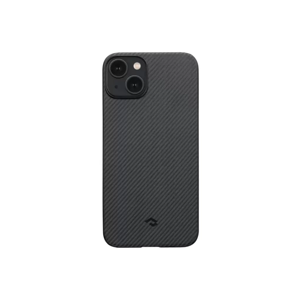 Pitaka MagEZ Case 3 Black / Grey Twill 600D Apple iPhone 14 Plus készülékhez - MagSafe rögzítéssel