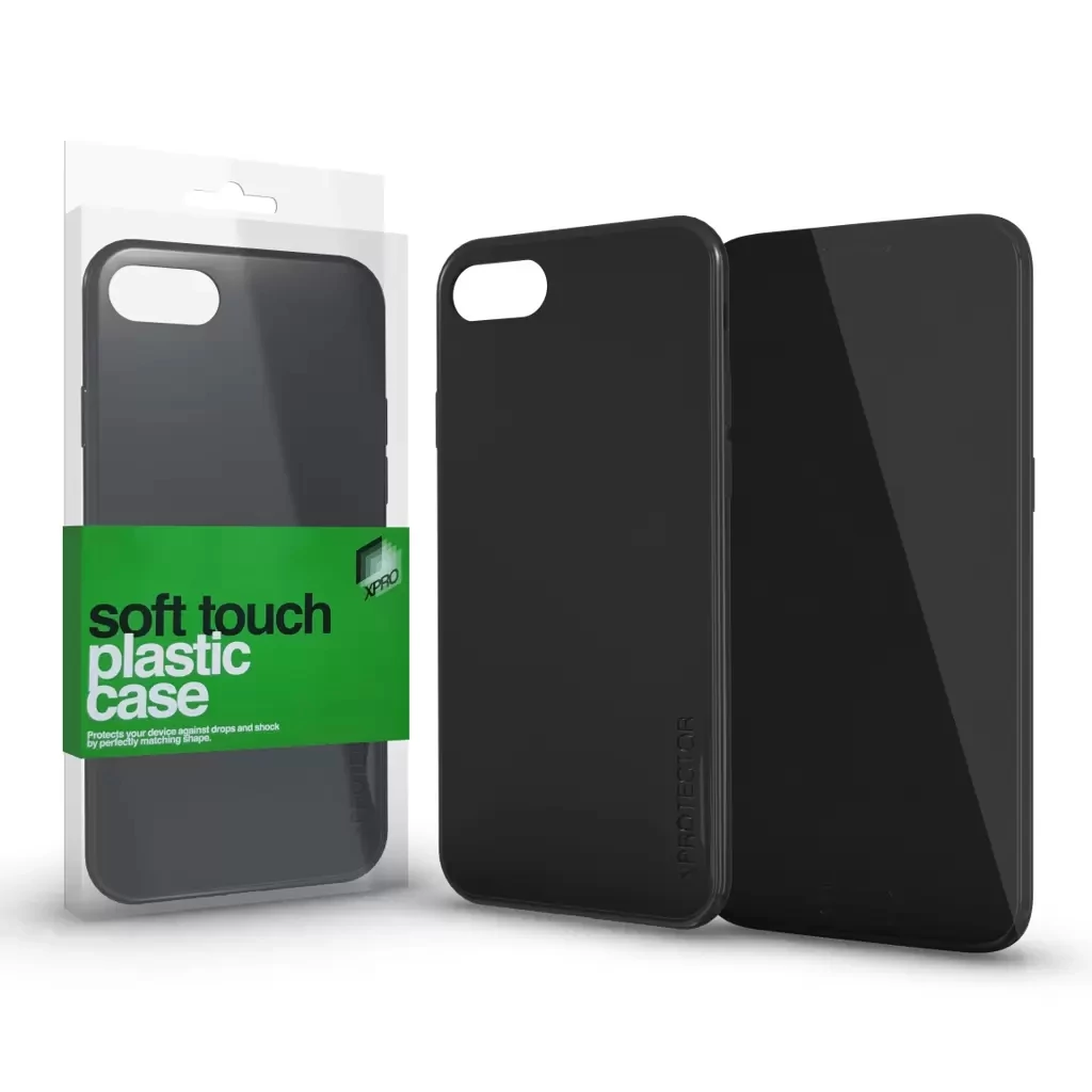 Xprotector Plasztik tok Soft-touch felülettel fekete Huawei P8 készülékhez