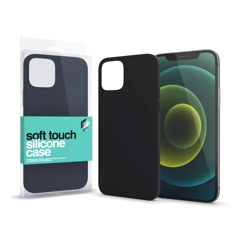 Xprotector XPRO™ Soft Touch szilikon tok fekete Apple iPhone 13 Pro Max készülékhez