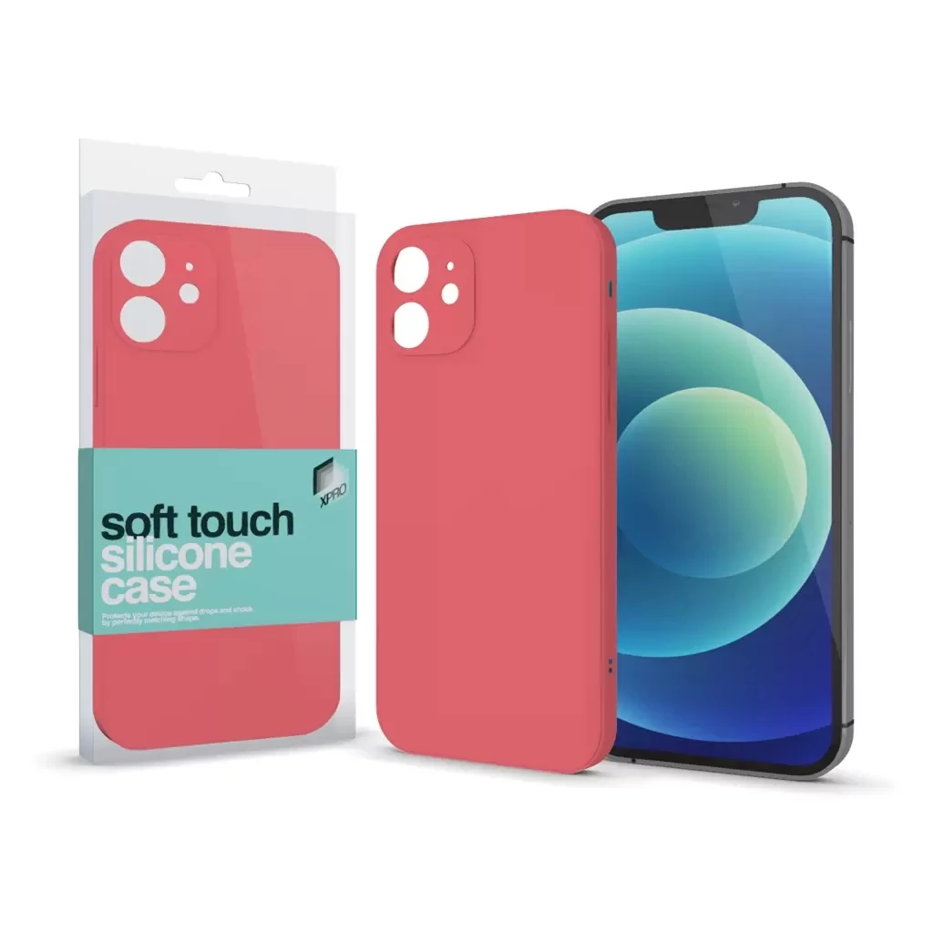 Xprotector XPRO™ Soft Touch szilikon tok Slim sötétpink Xiaomi 12 Pro készülékhez