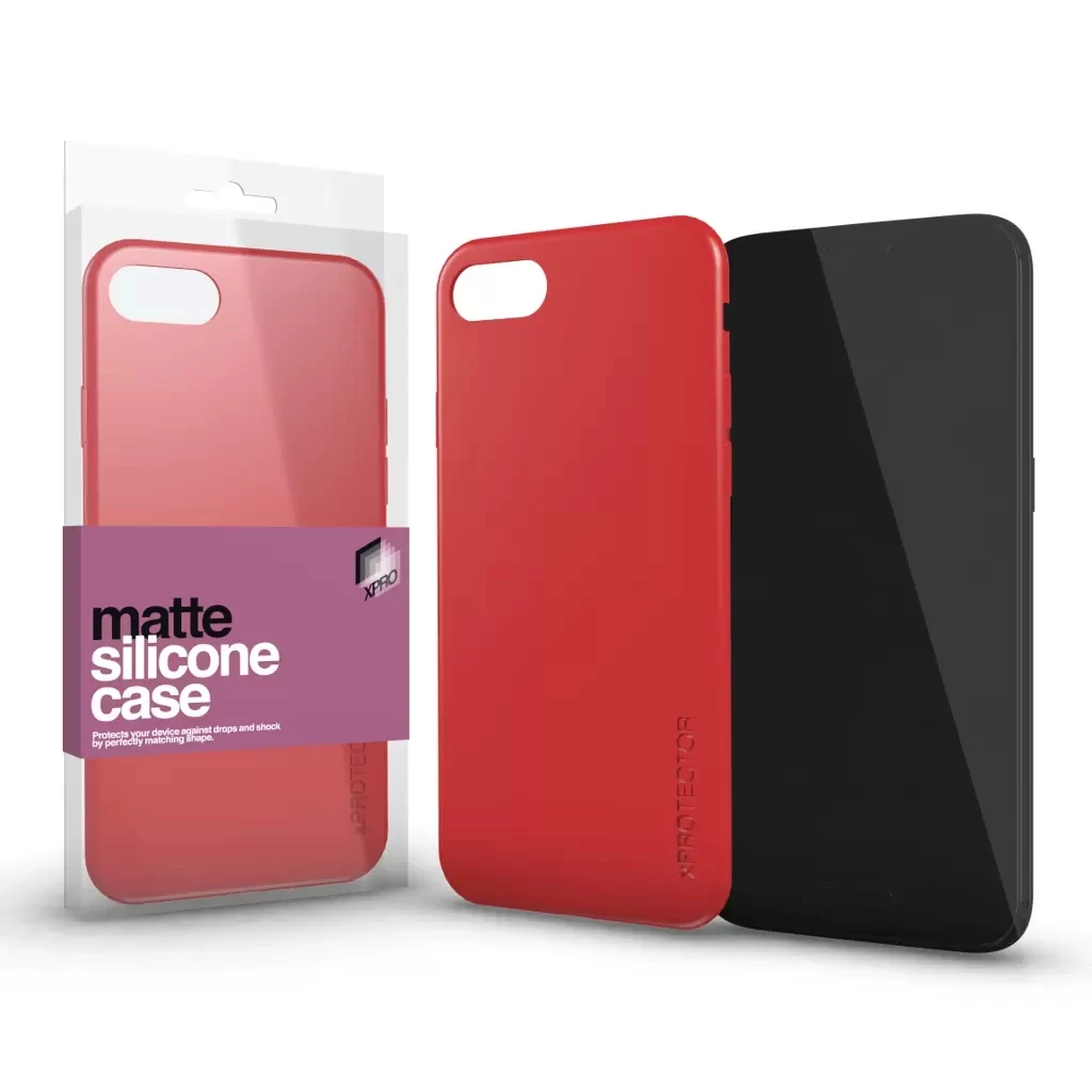 Xprotector XPRO™ Szilikon matte tok ultravékony korallpiros Xiaomi 12 / 12X készülékhez