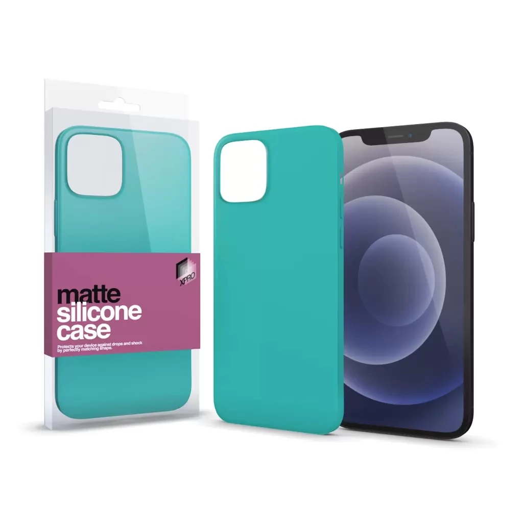 Xprotector XPRO Szilikon matte tok ultravékony mentazöld Apple iPhone 12 Mini készülékhez