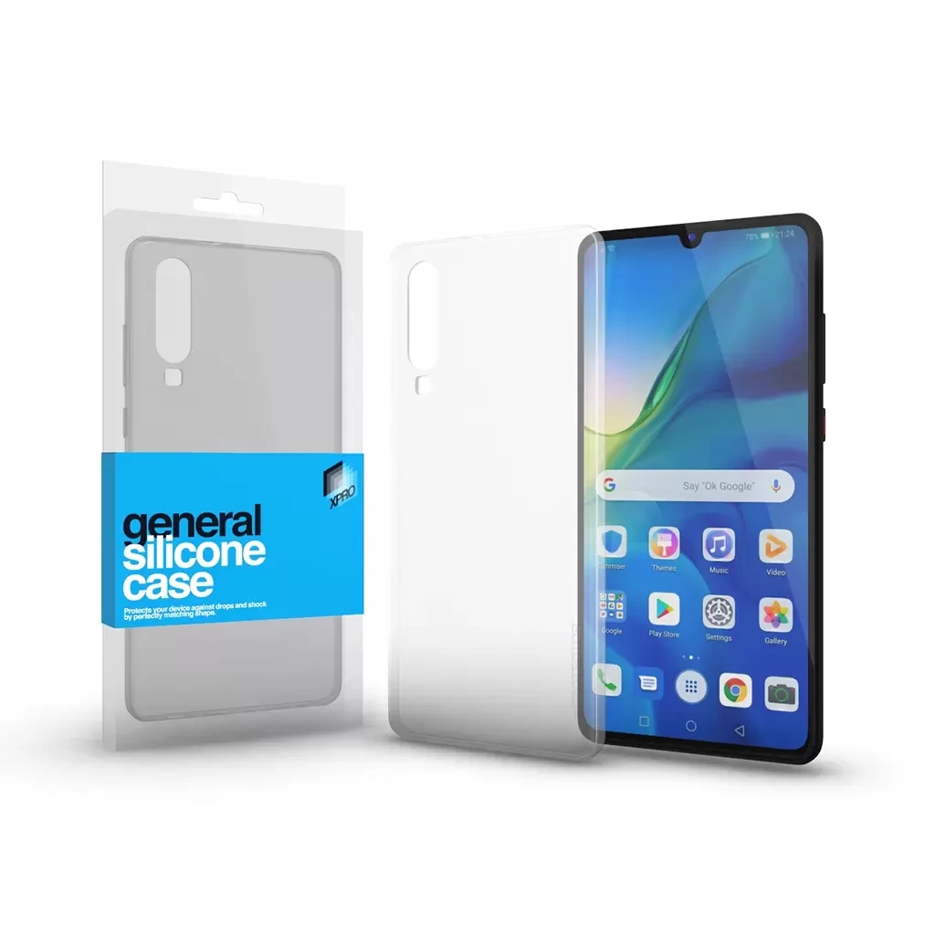 Xprotector XPRO™ Szilikon tok átlátszó ultravékony Huawei P30 készülékhez