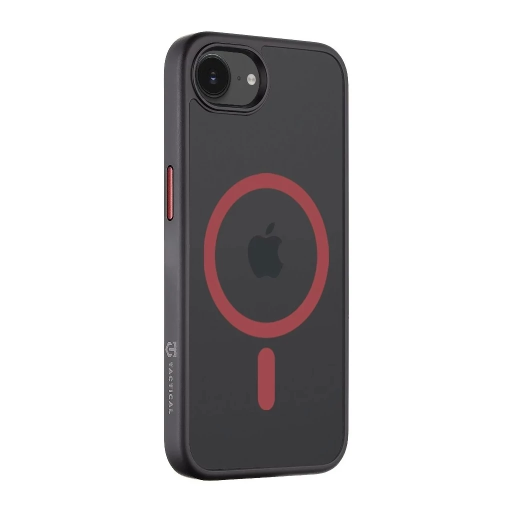 Tactical Hyperstealth 2.0 fekete/piros tok Apple iPhone 16e készülékhez