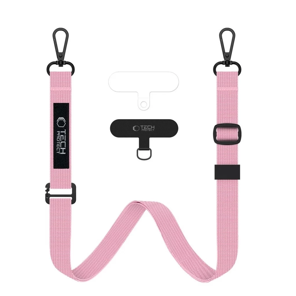 Tech-Protect C6S pink Crossbody pánt mobiltelefonhoz