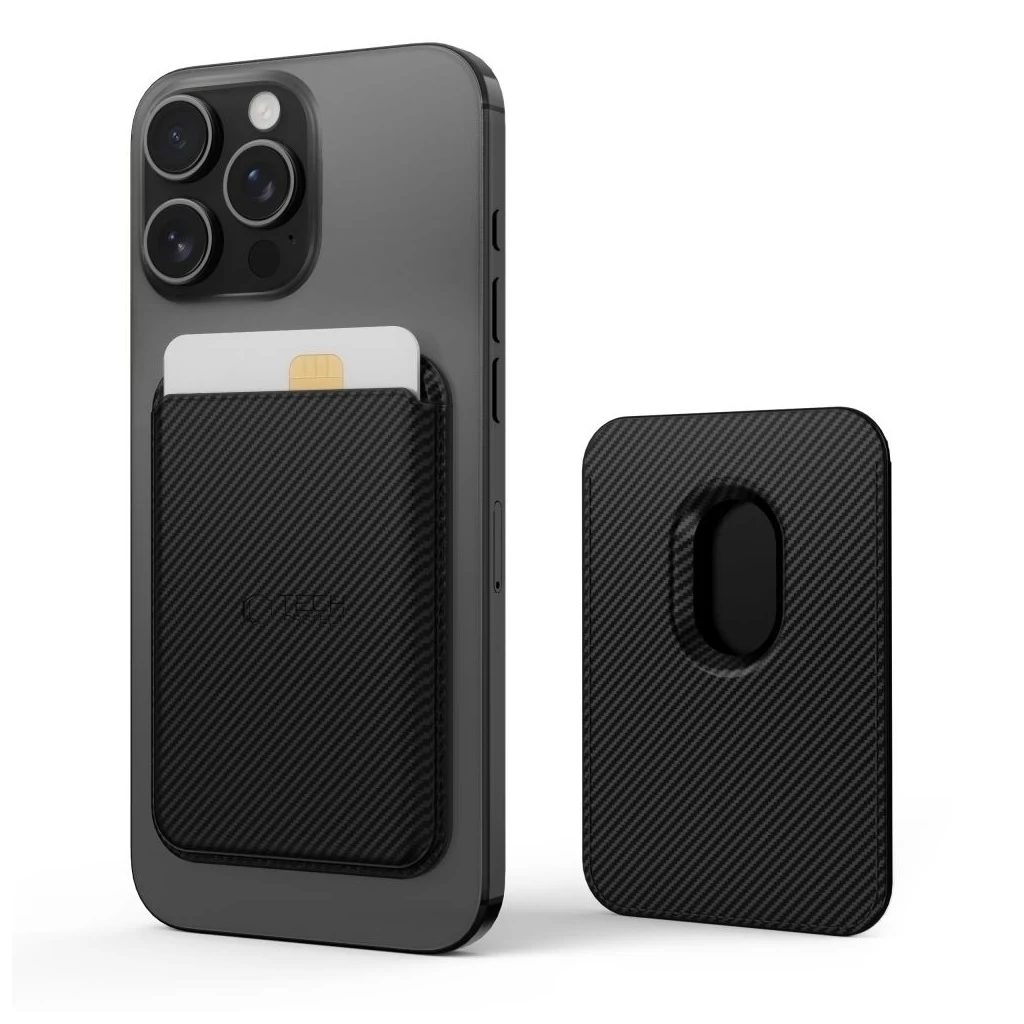 Tech-Protect CARBON MagWallet MagSafe kártyatartó mobiltelefonokhoz