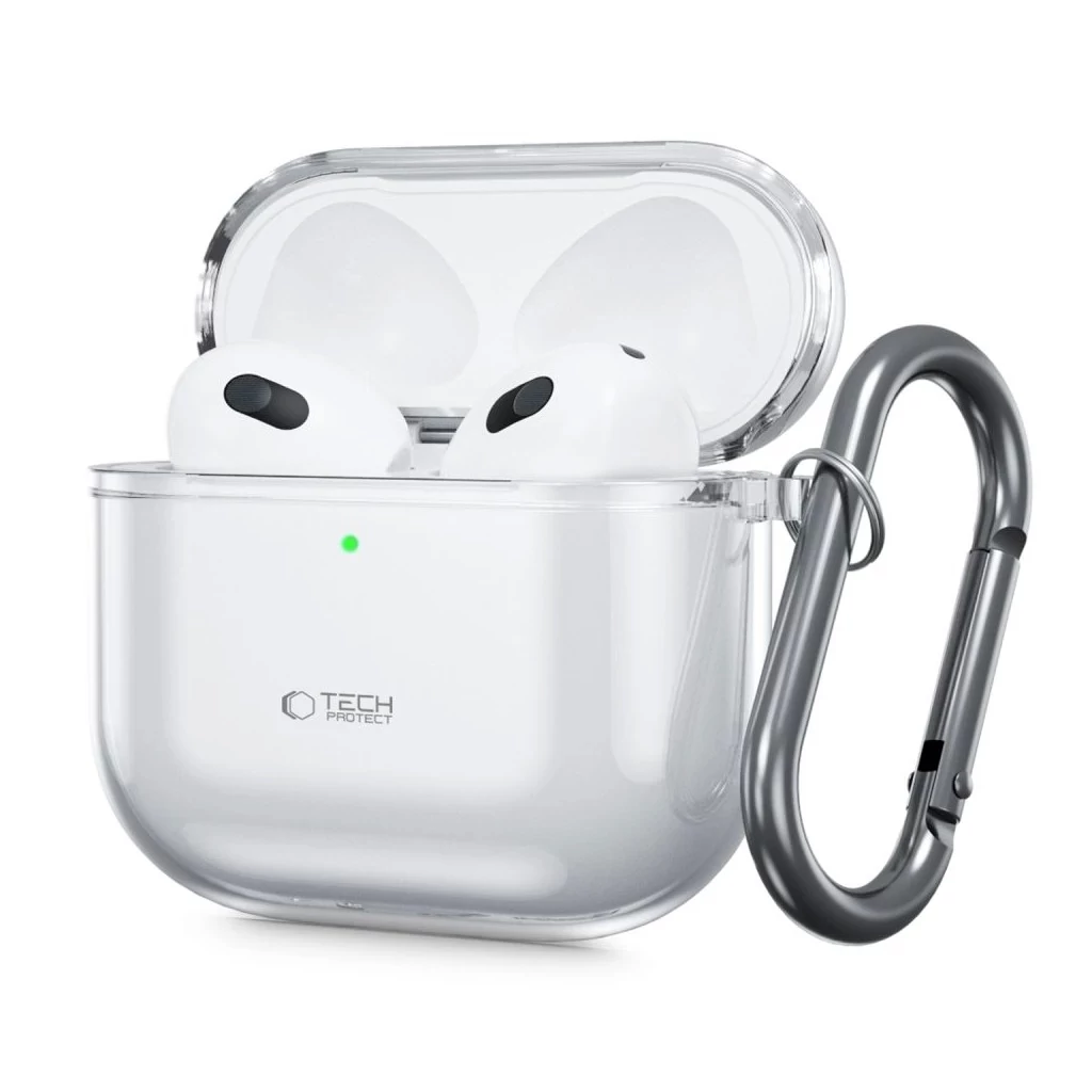 Tech-Protect FlexAir tok Apple AirPods 4 készülékhez Átlátszó