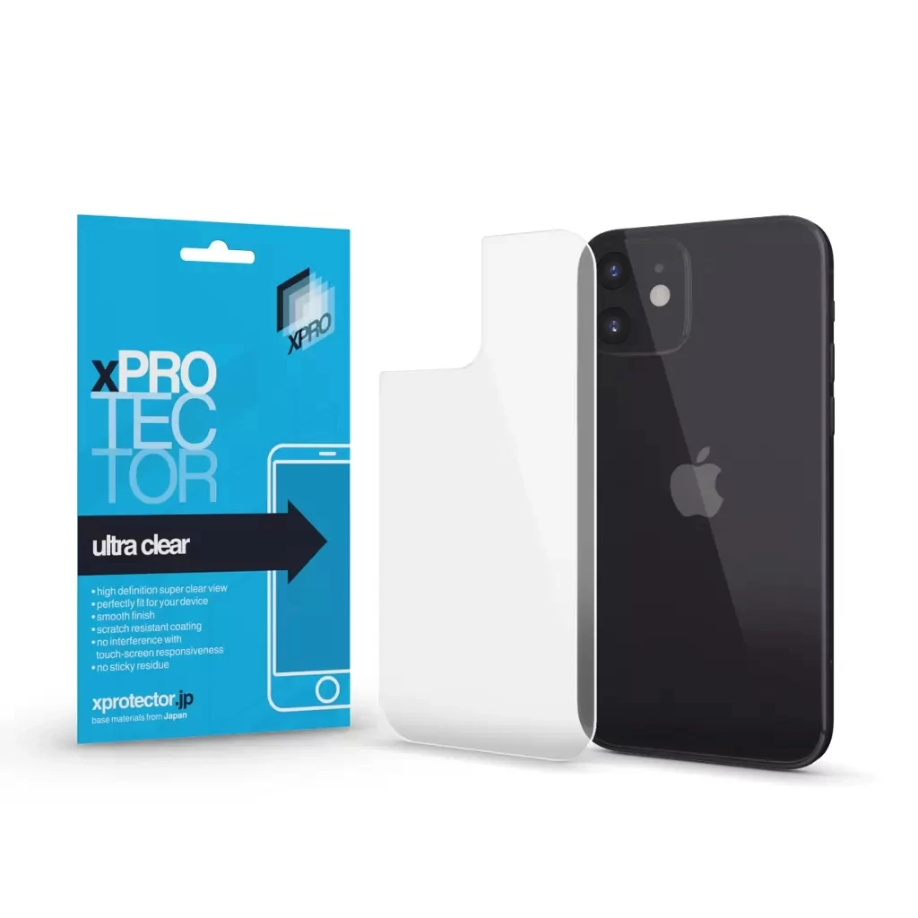 Xprotector XPRO™ Ultra Clear fólia hátlap Apple iPhone 12 Mini készülékhez