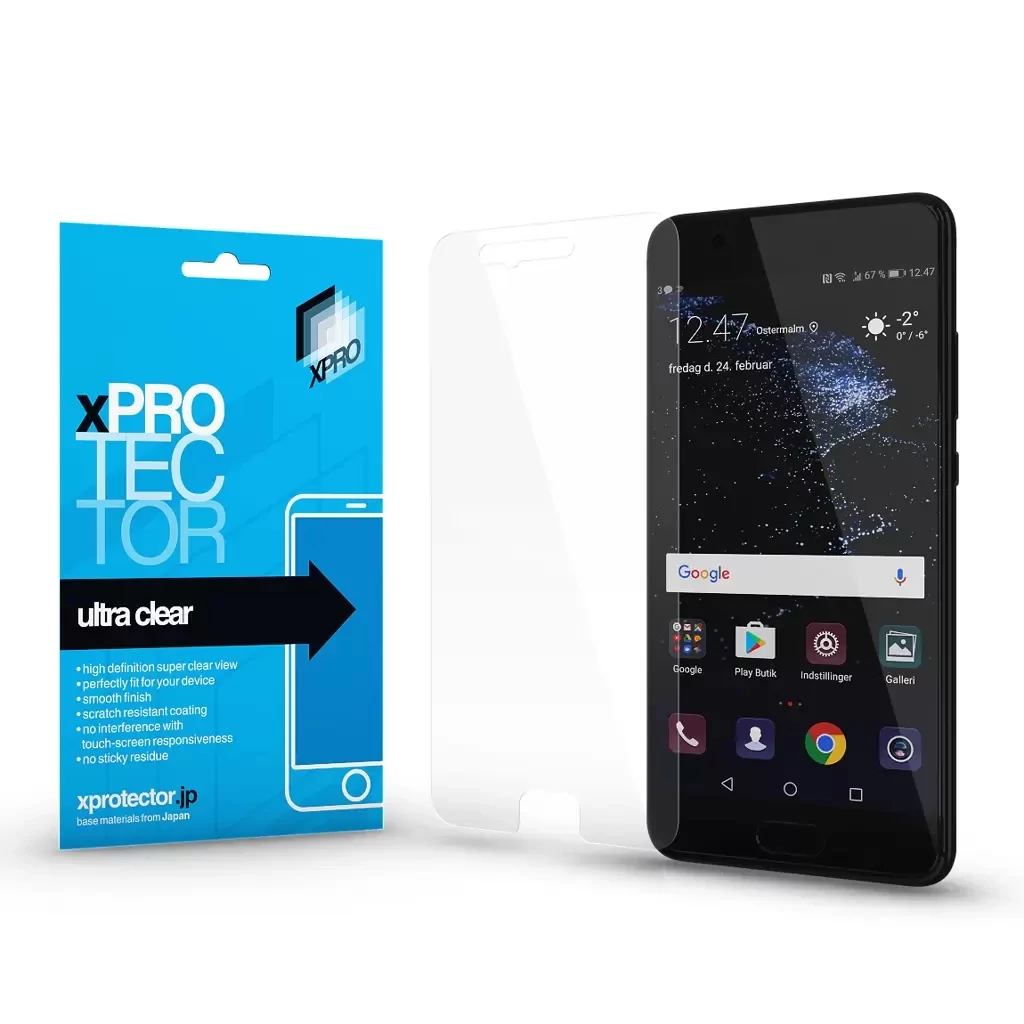 Xprotector Ultra Clear kijelzővédő fólia Huawei P10 készülékhez