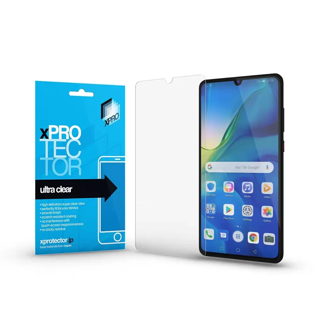 Xprotector XPRO™ Ultra Clear kijelzővédő fólia Huawei P30 készülékhez 