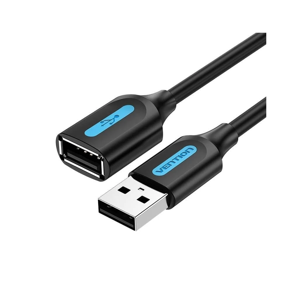 Vention USB 2.0 hosszabító kábel 1m fekete (CBIBF)