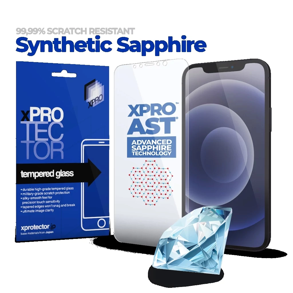 Xprotector XPRO™ AST® Zafír kijelzővédő Apple iPhone 15 Pro Max készülékhez