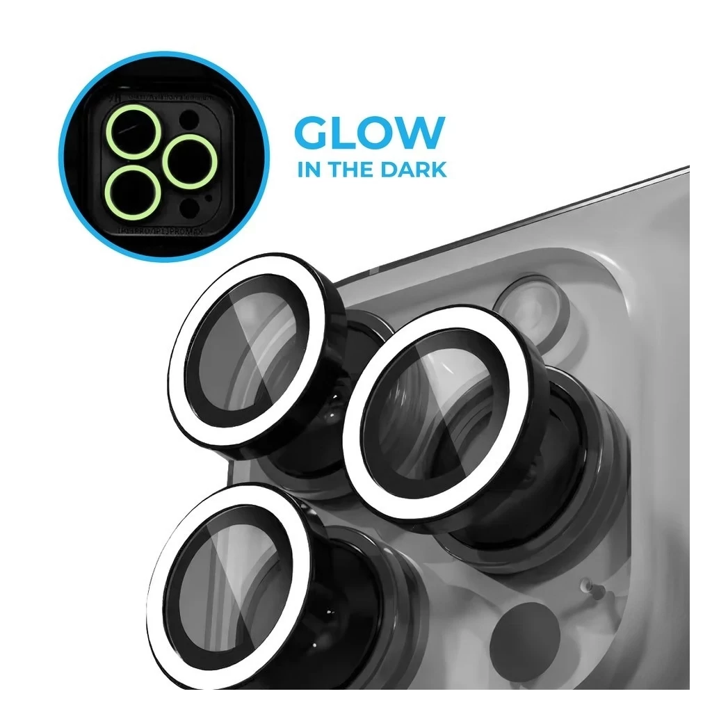 Xprotector XPRO™ Luminous Prémium Kameravédő Üveg Apple iPhone 16 / Apple iPhone 16 Plus készülékhez - Fehér