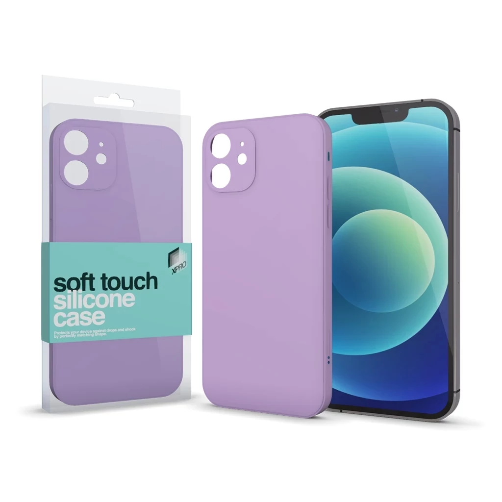 Xprotector XPRO™ Soft Touch szilikon tok Slim lila Apple iPhone 16 Plus készülékhez